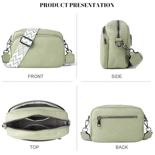 Image of TANTOMI Small Crossbody Bag for Women, Vegan Leather Shoulder Bags for Women, Travel Purse with Adjustable Shoulder Strap
