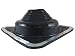 Dektite Premium #5 Black EPDM Metal Roof Pipe Flashing, Square Base, Pipe OD 4" to 8"