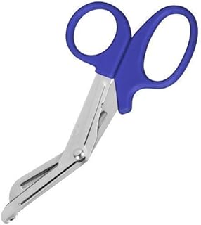 INSGB® - Tuff Cut Scissors Tough Shears First Aid Nurse Paramedic Emergency EMT (small, Blue)