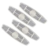 CA Mode 4PCS Bike Spoke Reflectors – Bicycle Reflectors for Night Riding Safety – Bike Wheel Lights, Spoke Reflector for Mountain Bikes & Road Bikes – 4.53" x 1.06" (White)
