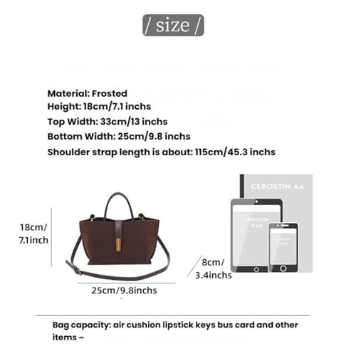 Bucket Bags for Women - Leather Crossbody Bucket Purse Small Handbag Trendy Vintage Shoulder Bag with Vintage Bucket Bag3