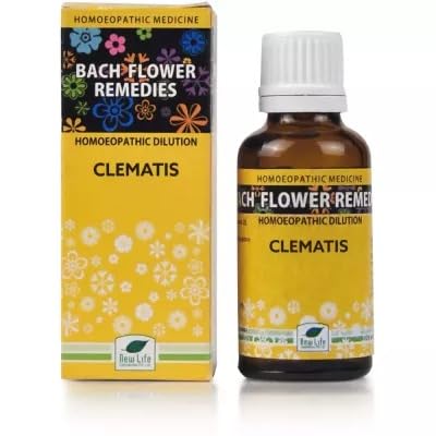 New Life Bach Flower Clematis (30ml) (B0CKNRM986) Amazon Price History, Amazon Price Tracker