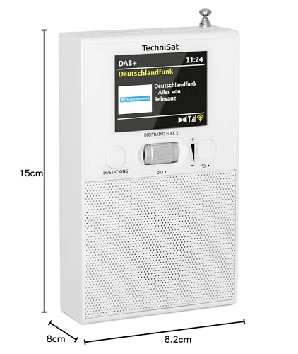 Steckdosenradio TechniSat DIGITRADIO Flex 2 mit DAB+ und Bluetooth
