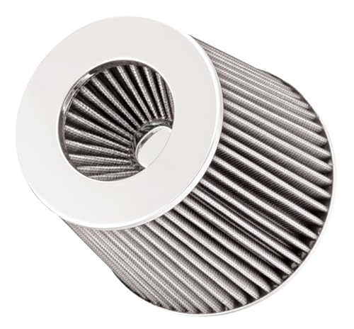 Spectre Performance Universal Clamp-On Air Filter: High Performance,Washable Filter: Round Tapered,3 in/3.5 in/4 in Flange ID,6.719 in (171 mm) H,6 in (152 mm) Base,4.75 in (121 mm) Top,SPE-8138,White Spectre Performance Universal Clamp-On Air Filter: High Performance,Washable Filter: Round Tapered,3 in/3.5 in/4 in Flange ID,6.719 in (171 mm) H,6 in (152 mm) Base,4.75 in (121 mm) Top,SPE-8138,White