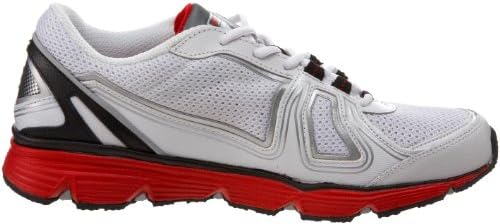 Fila Men's DLS Circuit Running Shoe,White/Chinese Red/Metallic Silver,9 M US | Image 5