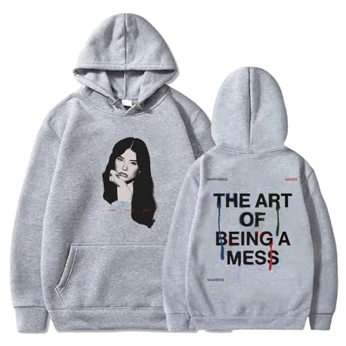Lauren Spencer Smith The Art Of Being A Mess Photo Hoodies Women Men Fashion Streetwear Sweatshirts
