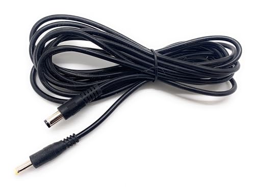 BareHill Cam Solar Panel to Trail Camera Power Cord Compatible Spypoint Trail Cameras (2.1mm X 1.7mm Standard)