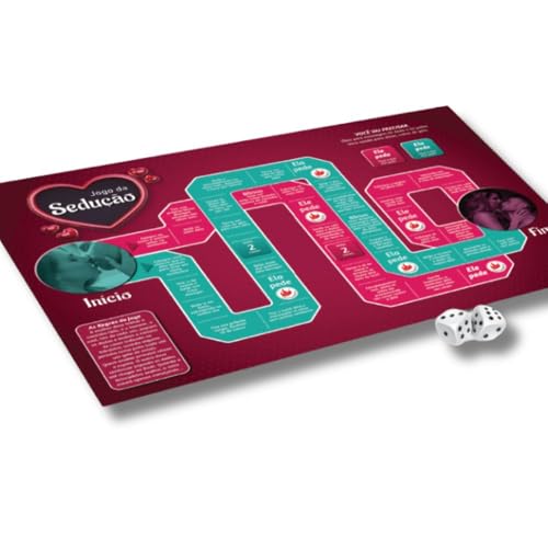 Jogo Da Sedução Tabuleiro Diversão Jogo de Casal