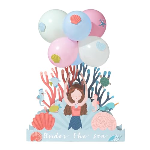 Décoration sirène pour anniversaire enfant et fête sur la plage réussie