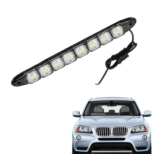 Generico Striscia Luminosa a LED per Auto - Luci di Marcia per Esterni - Compatibile con Automobili, Camion, Rimorchi e Barche