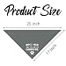 Pet Me & Tell Me I'm Handsome Dog Bandana, Dog Bandana, Pet Kerchief for Small Medium Dogs, Grey Pets Kerchief, Gift for Dogs Lover, Pets Scarf Triangle