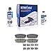 Detroit Axle - Rear Brake Kit for 07-21 Toyota Tundra 08-21 Sequoia Land Cruiser, Drilled & Slotted Brake Rotors 2008 2009 2010 2011 2012 2013-2021 Ceramic Brakes Pads Replacement : 13.58