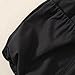 Girls Bubble Shorts Y2K Trendy Elastic High Waist Ruffle Shorts Summer Fashion Wide Leg Bloomers Pants with Pockets A01-Black 10-11Y