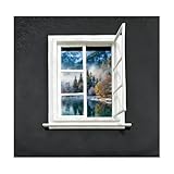 Window Photo Prop - Portable Handheld Accessory | 25x20cm Acrylic...