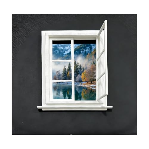 Marco de ventana como accesorio para fotografía, herramienta portátil de película y marco, marco de ventana, accesorio para fotografía, para capturar perspectivas en el estudio de vacaciones, paisajes