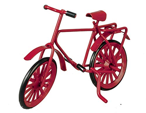 Classics by Handley House Dollhouse Red Metal Bicycle Bike Miniature