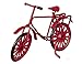 Classics by Handley House Dollhouse Red Metal Bicycle Bike Miniature 1:12 Scale Garden Accessory Small