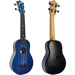Flight, 4-String Travel Series Soprano Ukulele, Dark Blue (TUS-35DB) - Les Beatles, Paul McCartney, John Lennon, RIngo Starr, George Harrison Flight, 4-String Travel Series Soprano Ukulele, Dark Blue (TUS-35DB) – Image 3