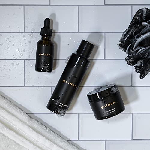 Everyday Beard Bundle,Pure & Organic Beard Growth Kit For Men Grooming W/Beard Oil, Beard Balm, Beard And Hair Shampoo, Beard Growth Care Gifts For Men #TOP3