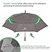 Procella Golf Umbrella Large 62 inch Windproof Waterproof - Automatic Open - Portable - for Men and Women