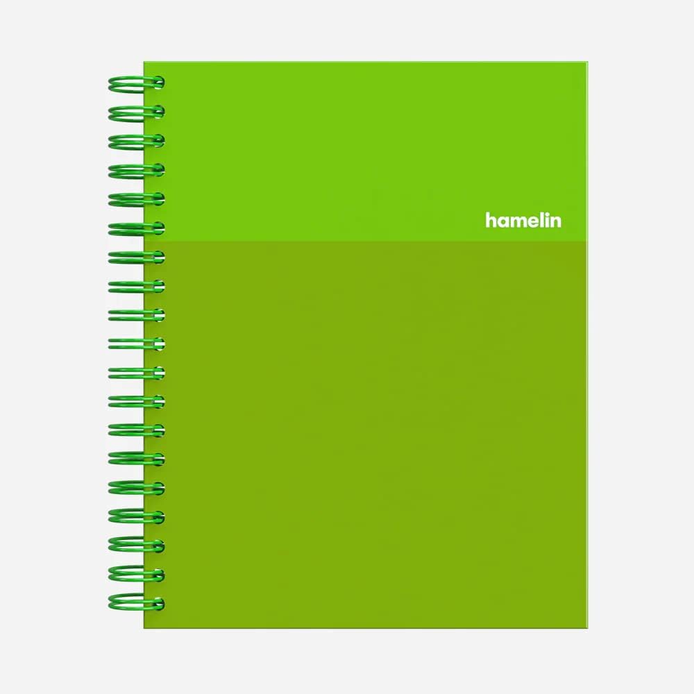 1 Subject Spiral Notebook College Ruled 8"x10" EMERALD Green