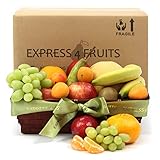 Orchards Delight Fruit Basket - Fruit Gift Baskets and Gift Hampers with Next Day UK delivery with Personal Message attached