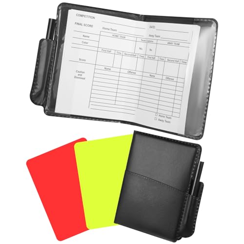 Bewudy 2 Packs Schiedsrichter Karten Set, Schiedsrichter Karten...