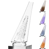 Mini Gradient Glass Vase, Exquisite Desktop Decorative Vase, Pro Glass Replacement (Transparent)