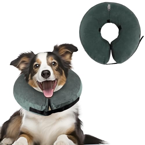 XIMEY Collerette Chien Gonflable, Colerette pour Chien Anti Lechage, pour Protection Postopératoire...