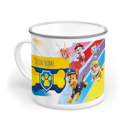 PICANOVA Tasse Personalisierte PAW Patrol Team – Kindertasse mit Name...