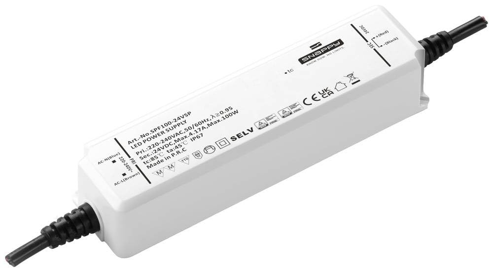 Dehner Elektronik SPF 100-12VSP LED-Trafo, LED-Treiber Konstantspannung 100W 8.3A 12V Möbelzulassun