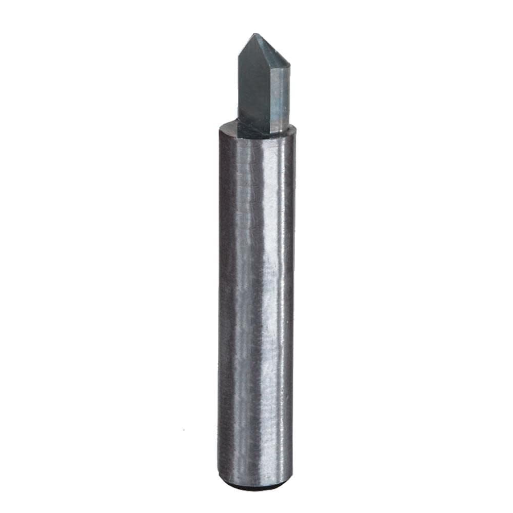 Freud "1/4"" (Dia.) V Grooving Bit with 1/4"" Shank (20-100)", perma-shield coating red, one size