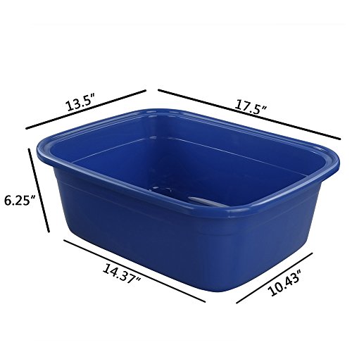 Ggbin 18 Quart Dish Pan/Wash Basins, Set Of 3 #TOP1
