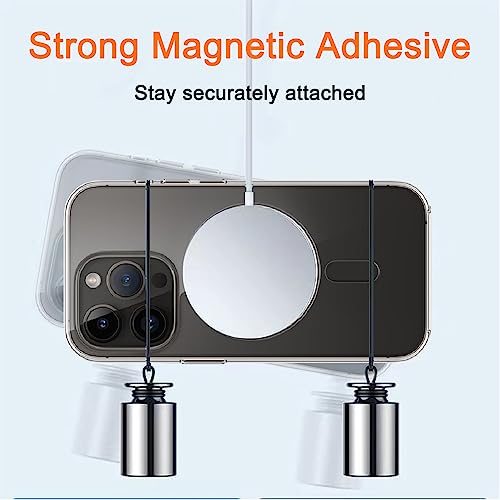 Image of COJOC 3PCS for Magsafe Ring Sticker,Universal Magnetic Conversion Adapter Compatible with Wireless Charging Accessories for iPhone 17 /Air /16 /15 /14 Series, Galaxy Series and Phone Case,Black