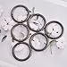 6pcs Metal Spring O Rings Round Carabiner Key Ring Clip for Keychain Buckle, Purse Hardware, DIY Crafts