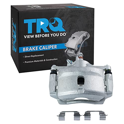 Image of TRQ Front Left Right Brake Caliper w /Bracket Driver Passenger Side