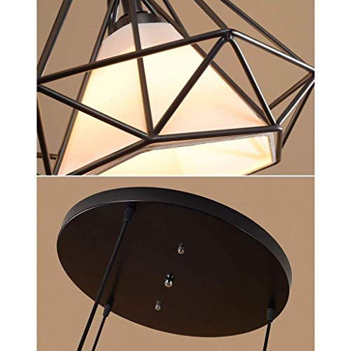 Lustre de style industriel nostalgique pour restaurant et salon chaleureux
