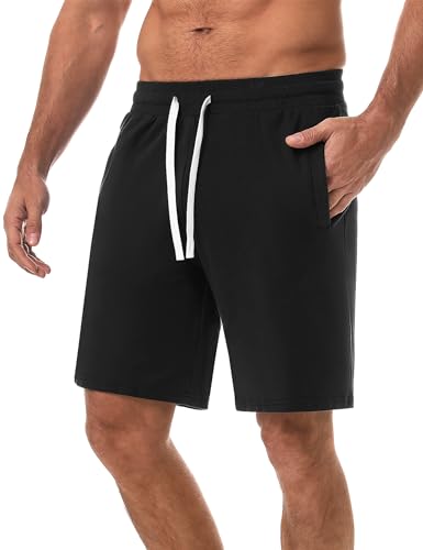 Shorts court casual de gym et beach iClosam en coton respirant