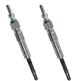 (Lot de 2) Bougie de Préchauffage A2 A3 A4 A6 Galaxy Cherokee Frontera Alhambra Cordoba Ibiza Toledo Fabia Octavia Superb Bora Fox Golf Lupo Passat Polo T5 Multivan 1.2, 1.4, 1.9, 2.5 V10 Tdi 2.5l Td