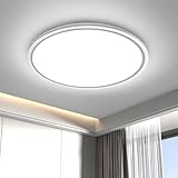 【IP54 Staubdicht und Wasserdicht】Das 25mm ultradünne, abgedichtete Design verhindert, dass Staub, Mücken und Öldampf in den Lampenschirm gelangen. Die IP54 wasserdichte Badezimmer Lampe ist für Schlafzimmer, Esszimmer, Küche, Balkon, Flur oder Keller geeignet. Sie können diese Lampe ohne zu zögern verwenden, um mehr Schönheit und Komfort in Ihr Zuhause zu bringen.