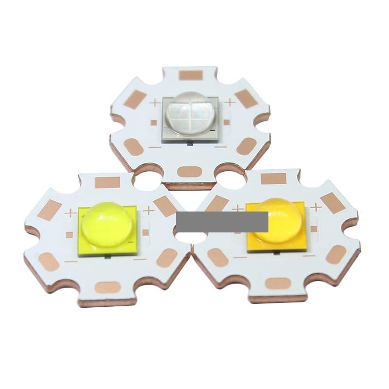 Chip LED XHP70 de 12V para modificar y reparar linternas potentes, base cobre 20mm 6