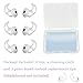 WKYMY Small Silicone Ear Tips Replacement Earbud Tips Compatible with Bose Quietcomfort and Sport Headphone Eartips Rubber Tips Earbud Cap 3 Pairs