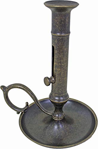 Antik 2000 Kerzenleuchter Schiebeleuchter aus der Biedermeier Zeit Messing brüniert Cover