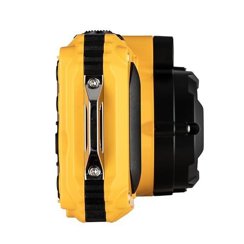 Image of Kodak PIXPRO WPZ2 Digital Camera (Yellow) | 16MP Sensor, 4X Optical Zoom, Waterproof Shockproof Design & Full HD Video | Great for Outdoor & Travel Photos (WPZ2YL) + 32GB Card + Case + Cleaning Cloth
