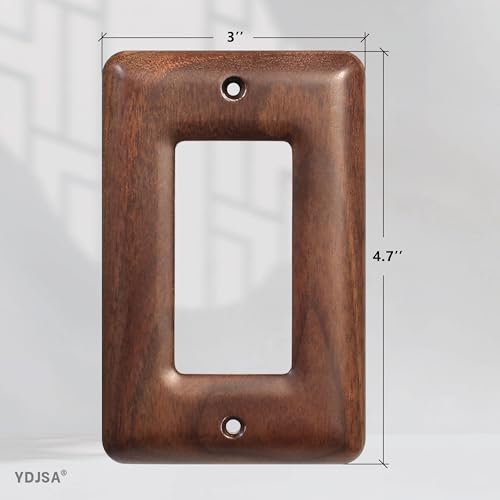 Decorative Outlet Covers Solid North American Walnut Plug Plate Covers, Electrical Wall Plates for Outlets - Image 3