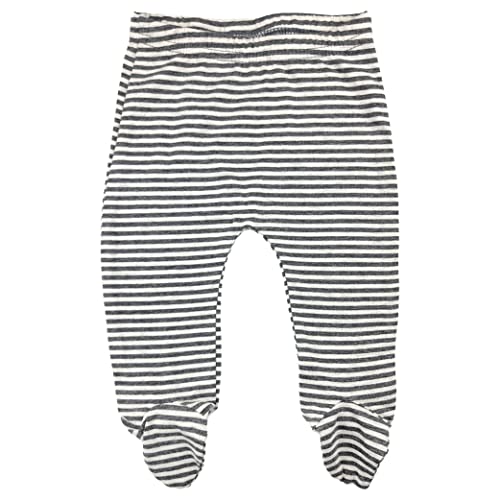 Image of 123 Bear Baby Soft Cotton Spandex Pants with Feet
