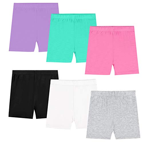 KEREDA Pantalones Cortos Niñas Mallas Cortas Short Pantalón Leggings Pantalon Algodón Pack de 6, B 2-3 años Cover