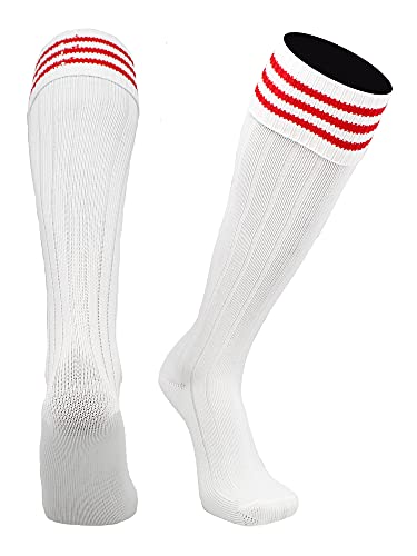 Image of Soccer Socks With Fold Down Top - European Style for Adults - Men and Women