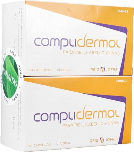 COMPLIDERMOL para piel, cabello y uñas 2 x 50 cápsulas