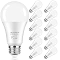 LED Light Bulbs 100 Watt Equivalent 1600 Lumens, A19 14W Super Bright Daylight White 5000K LED Bulbs, Standard E26 Medium Screw Light Bulbs Non-Dimmable, 25000+Hrs Lifespan, No-Flicker, 12-Pack